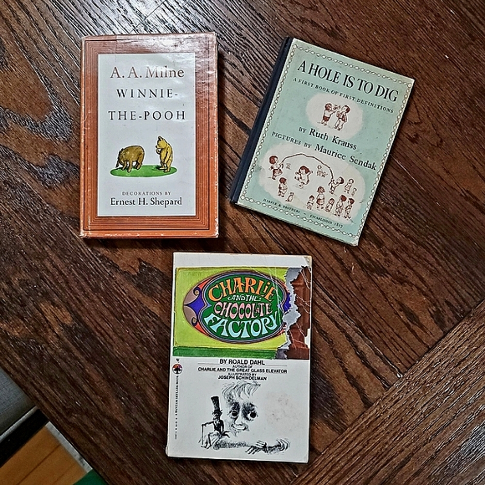 3 Assorted Collectible Antique Books - "Winnie the Pooh" 1960's Hardcover & MORE
